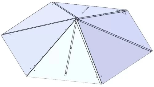 Gazebo Roof 6 side