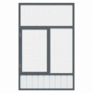 Mesh door panel 30mm back