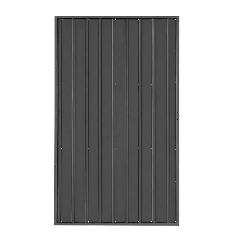 outdoor enclosure metal wall