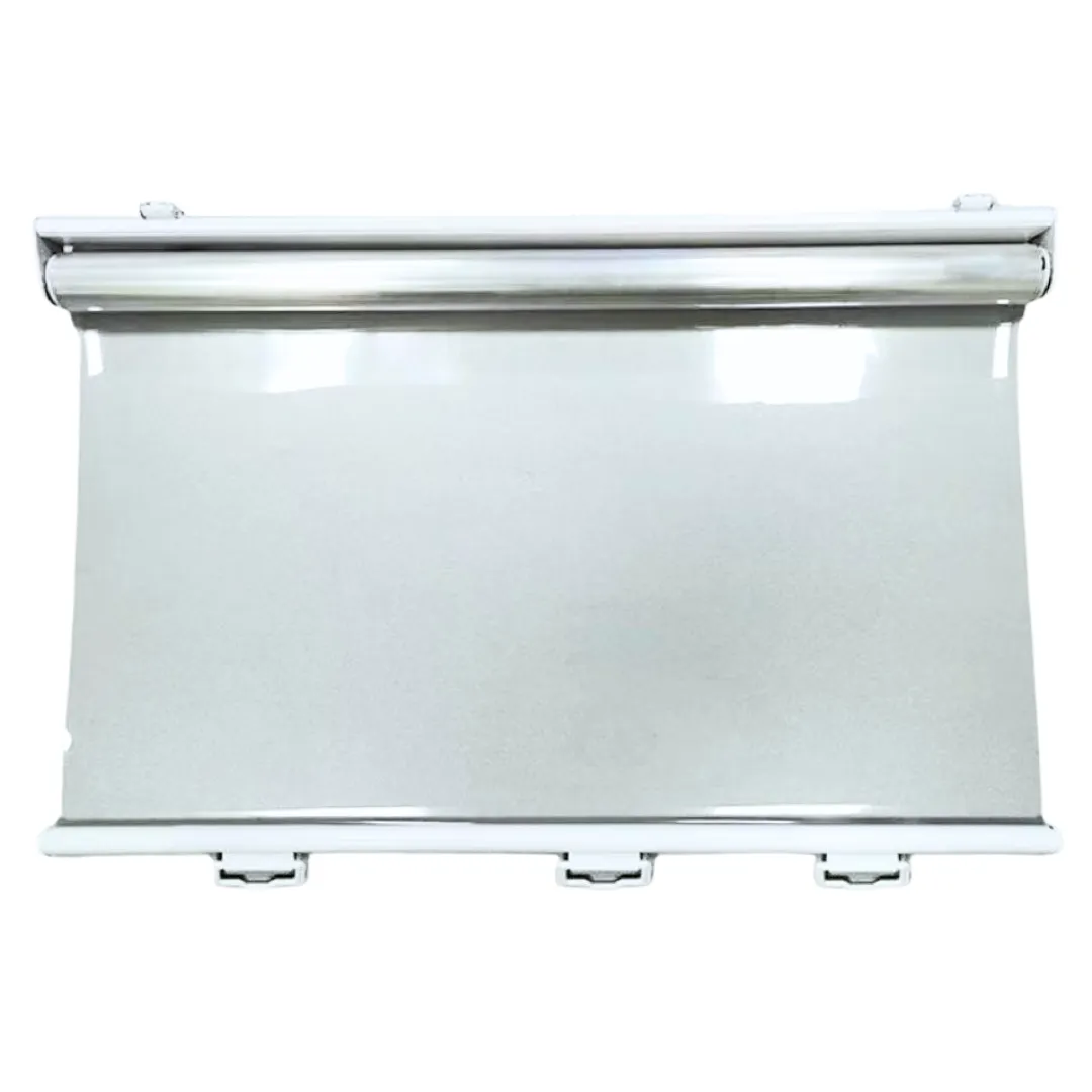 Roll down outdoor pet enclosure blind