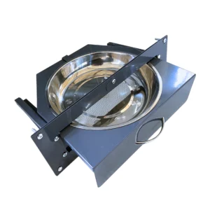 Slide out enclosure bowl