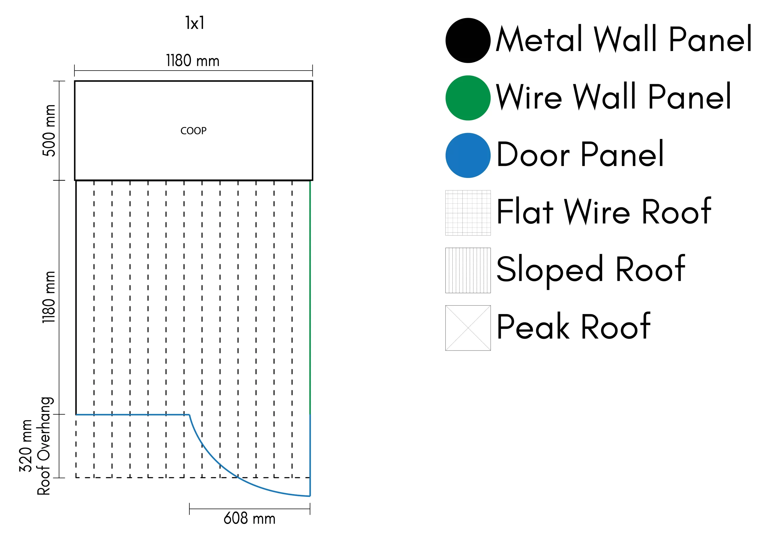 small chicken house with laying coop insulated roof