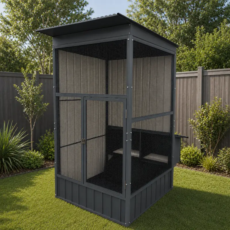 small chicken coop enclosure