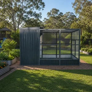 118 x 359cm outdoor cat enclosure
