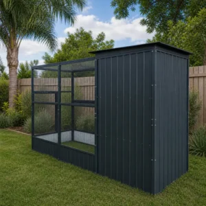 Large bird aviary powdercoated