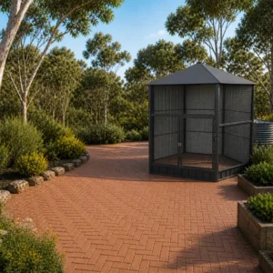 6 sided gazebo bird aviary