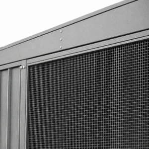 Flat connector mesh finish
