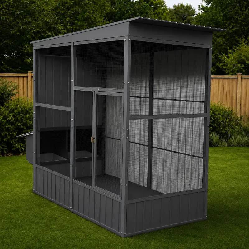 chicken coop enclosures 2x1
